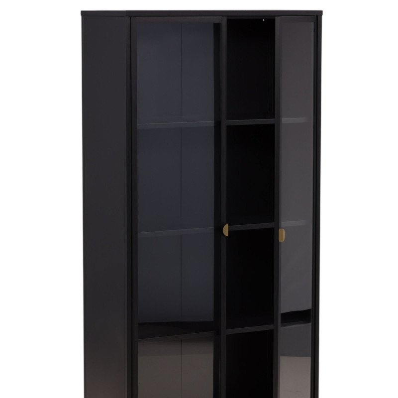 Armoire avec portes vitrées en métal 190cm DIDI