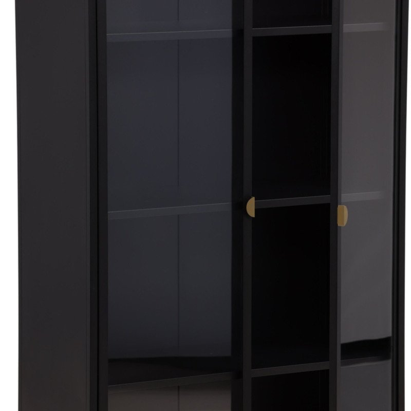 Armoire avec portes vitrées en métal 190cm DIDI