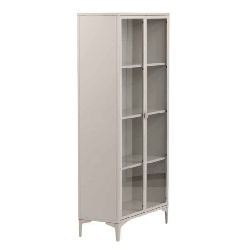 Armoire avec portes vitrées en métal 190cm DIDI