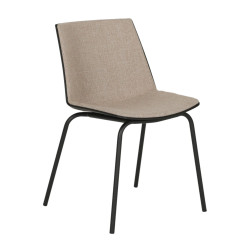 Chaise design bi matières HARONA - COD Furnitures