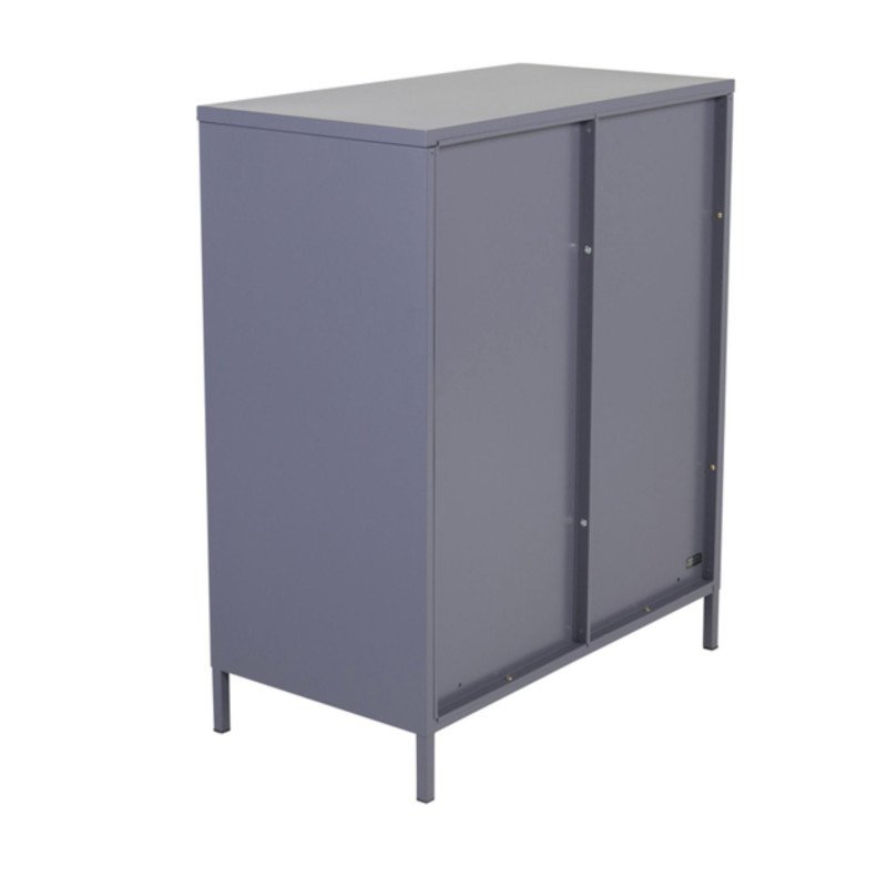 Buffet tendance avec portes vitrées en métal ALTEA