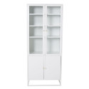 Buffet haut vitré moderne 4 portes en acier 190cm RIRI