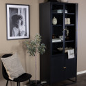 Buffet haut vitré moderne 4 portes en acier 190cm RIRI