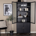 Buffet haut vitré moderne 4 portes en acier 190cm RIRI
