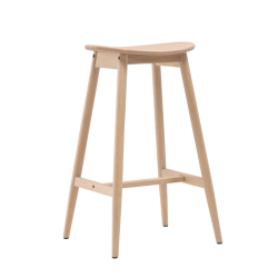 Tabouret de bar moderne en bois ORTO