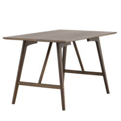 Table à manger rectangulaire en bois 120cm MACIA