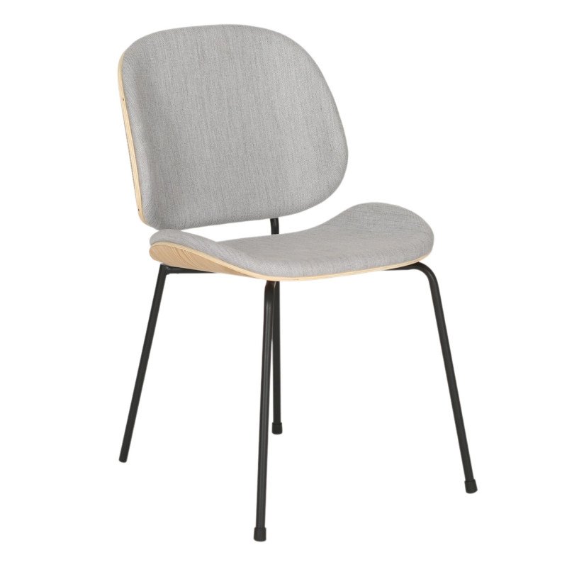 Chaise design scandinave naturelle-KARMA