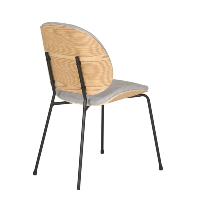 Chaise design scandinave naturelle-KARMA