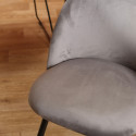 Lot de 2 Chaises velours- JUNIA
