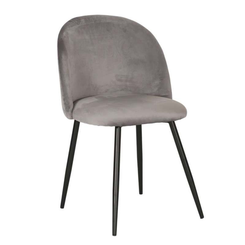 Chaise velours- JUNIA