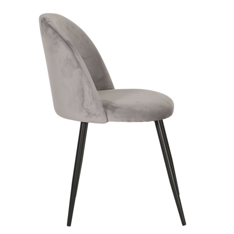 Chaise velours- JUNIA