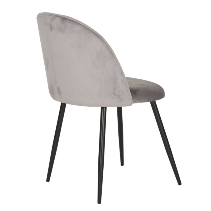 Chaise velours- JUNIA