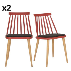 Lot 2 chaises design DAUPHINE