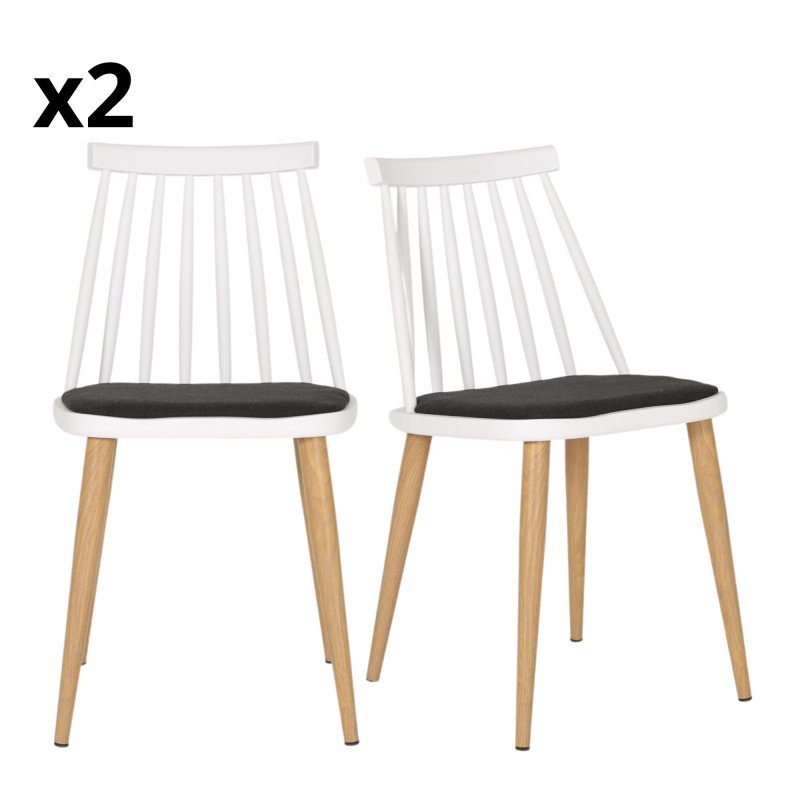 Lot 2 chaises design DAUPHINE