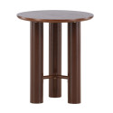 Table d'appoint ronde en bois et métal 44cm SERENNY