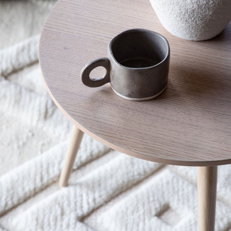 Table basse scandinave en bois et métal KELLY