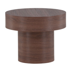 Table d'appoint cylindrique en bois 50cm YBELLE
