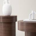 Table d'appoint cylindrique en bois 50cm YBELLE