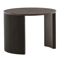 Table basse ronde design en bois BEKA