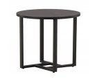 Table basse moderne en bois noir BOTRA