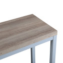 Table d'appoint moderne en bois et métal ISIA