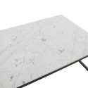 Table basse moderne avec plateau en marbre ELISHA