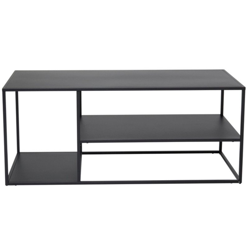 Table basse industrielle noire STALMA