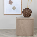 Pouf scandinave moderne en peluche POLMO