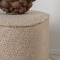 Pouf scandinave moderne en peluche POLMO