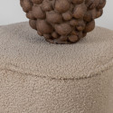 Pouf scandinave moderne en peluche POLMO