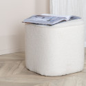 Pouf scandinave moderne en peluche POLMO