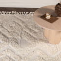 Tapis rectangulaire tendance avec franges 350cm BAKOU