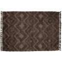 Tapis rectangulaire tendance avec franges 350cm BAKOU