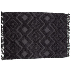 Tapis rectangulaire 300x200cm avec franges BAKOU