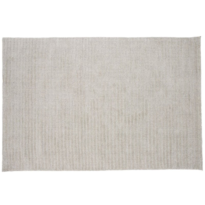 Tapis rectangulaire tendance en laine gris 300cm MATTHEW