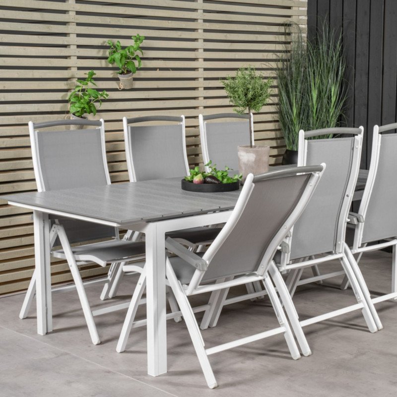 Table de jardin extensible en aluminium RESISTA