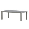 Table basse extérieur 120x70cm en aluminium kaki BELL