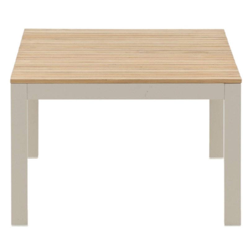 Table basse extérieur 120x70cm plateau bois BELL