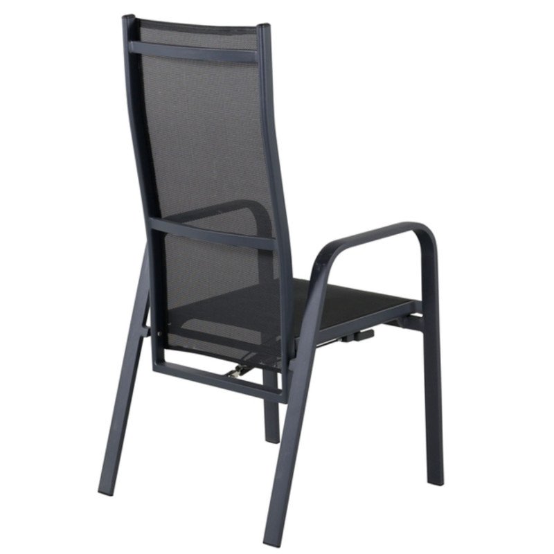 Lot de 2 chaises de jardin haut dossier ELEA