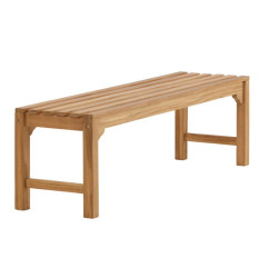 Banc d'extérieur moderne en bois 150cm KENZO