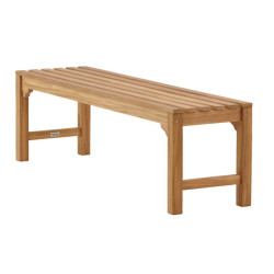 Banc d'extérieur moderne en bois 150cm KENZO