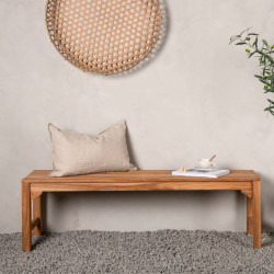 Banc d'extérieur moderne en bois 150cm KENZO