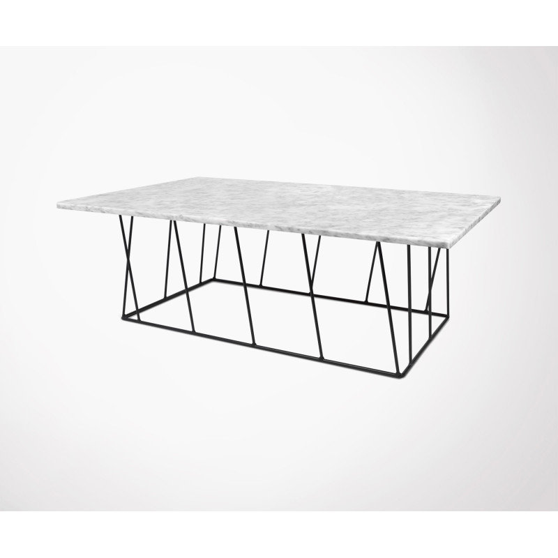 Large Coffee Table Marble Top Black White Highly Made By Temahome Table Be Helix 120cm