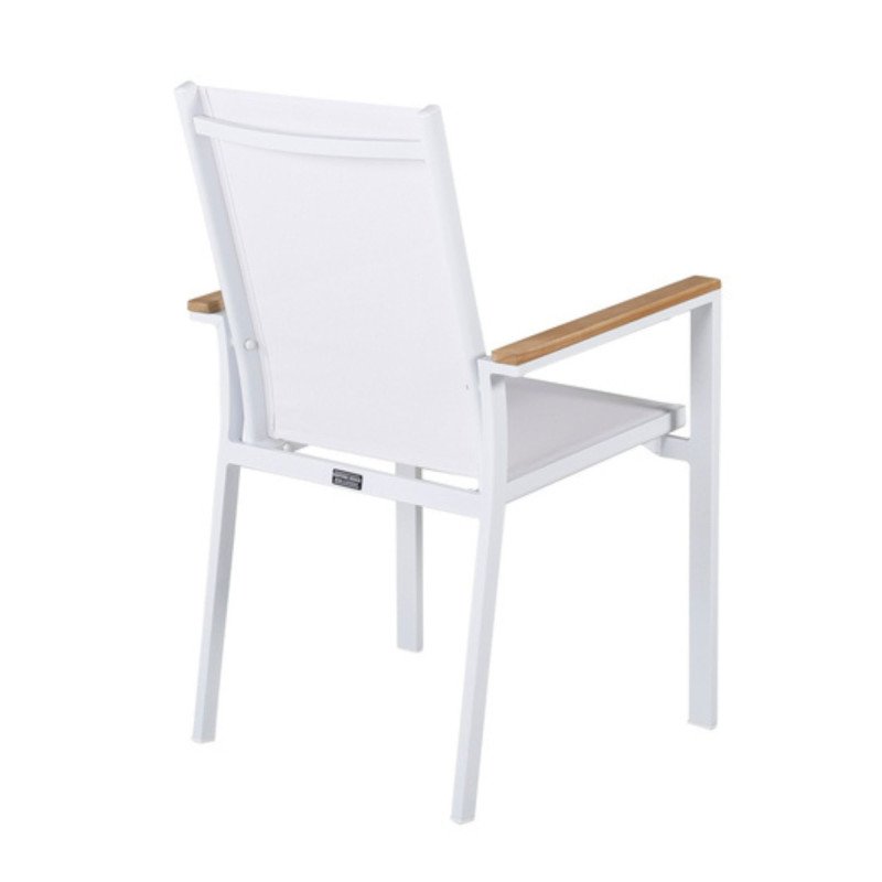 Lot de 2 chaises de jardin scandinave BECCA