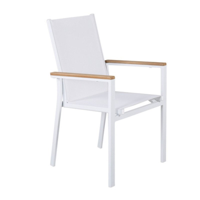 Lot de 2 chaises de jardin scandinave BECCA