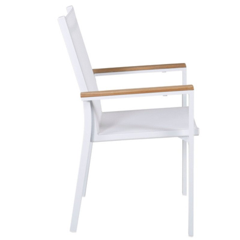 Lot de 2 chaises de jardin scandinave BECCA