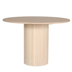 Table ronde en bois et marbre Massy