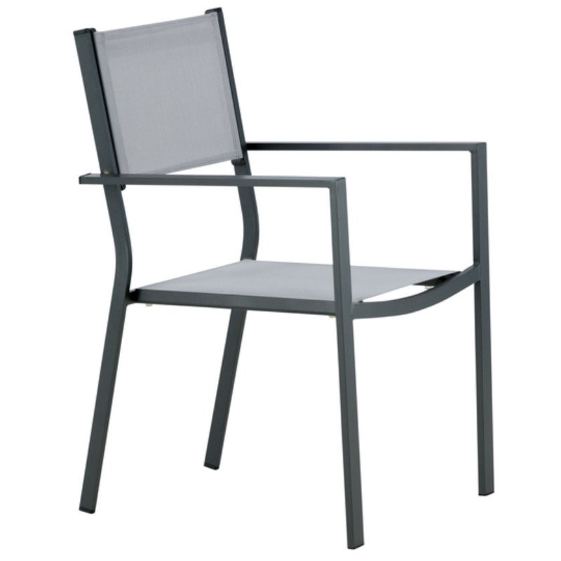 Lot de 2 chaises de jardin modernes COCOA