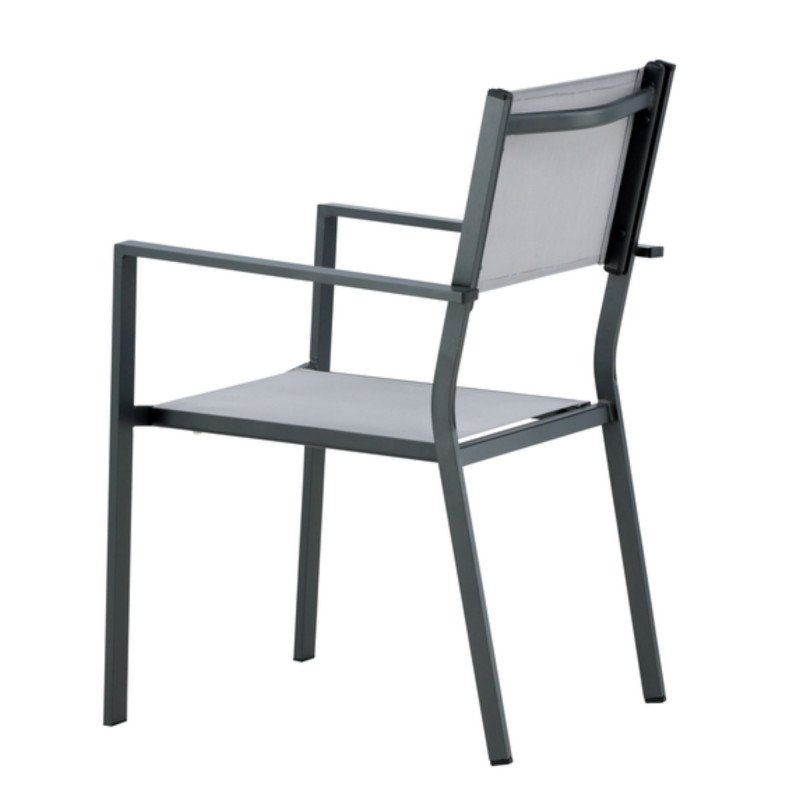 Lot de 2 chaises de jardin modernes COCOA