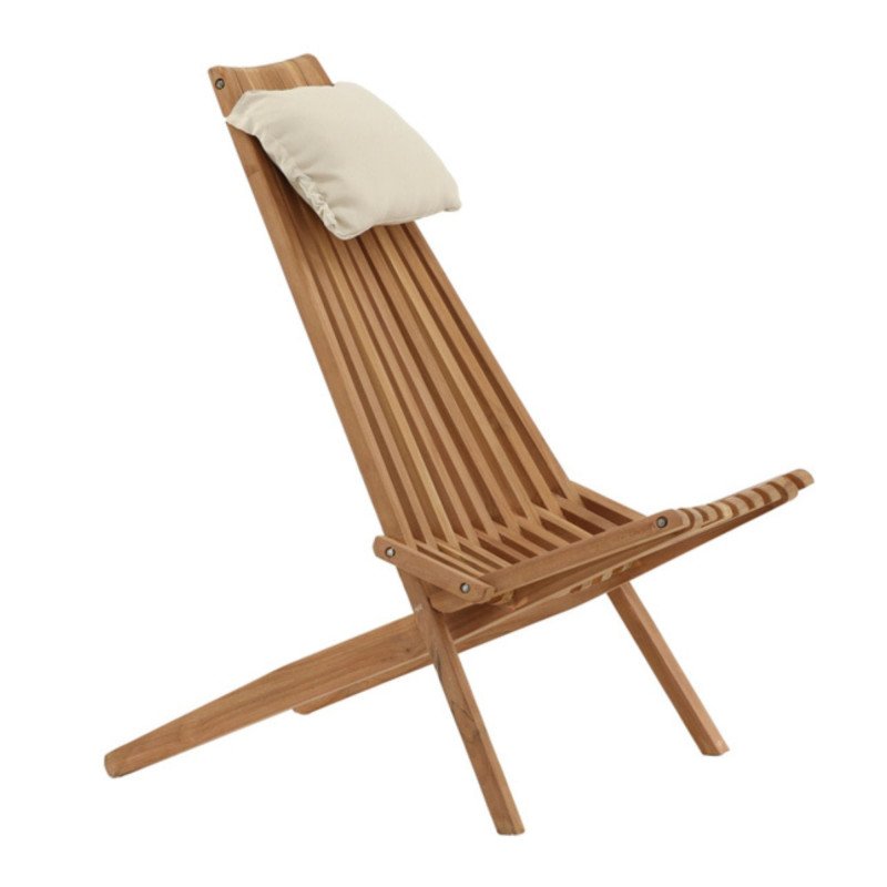 Fauteuil extérieur design en bois naturel FRUTI